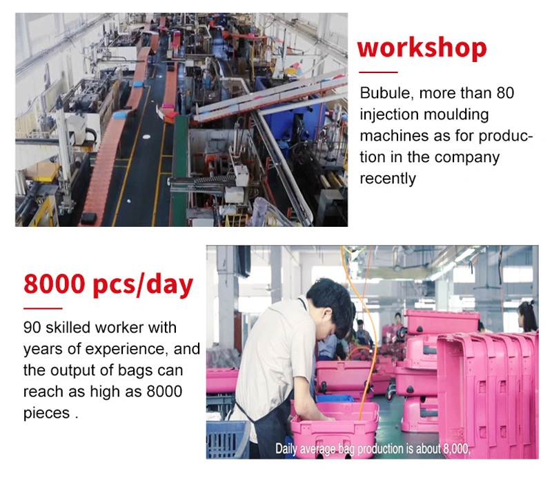 Factory Price 3PCS Ready Goods Luggage & Travel Bags, Stock Trolley Luggage Fashion PP Case