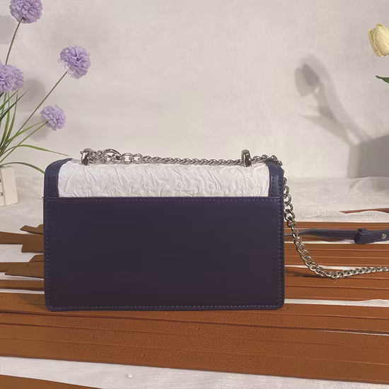 (WDL5558) PU Lady Bags Pleated Decoration Shoulder Bag and Messenger Bag 2PCS in One Set
