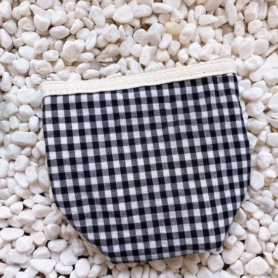 New Mini Cosmetic Bag Canvas Coin Purse Money Wallet Storage Bag Portable Women Small Pouch Makeup Organizer Case Lipstick Storage