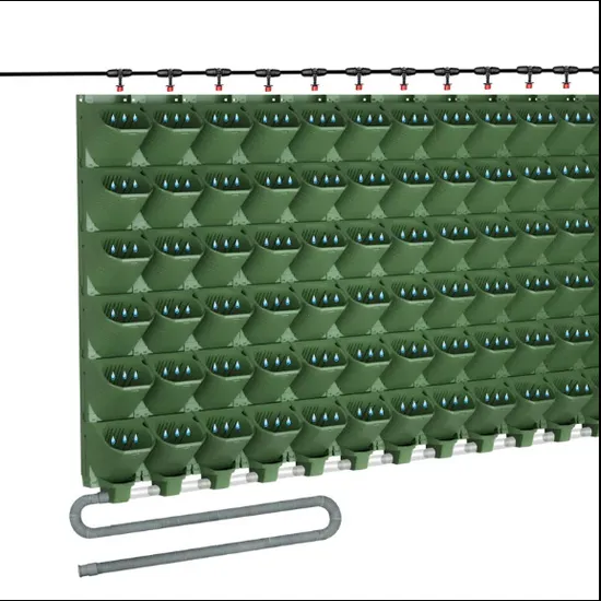 Macetas colgantes de pared de jardín vertical de plástico