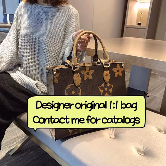 Hombro de lujo L $ V Tote Mano Mujer Marca Señoras Messenger Crossbody Diseñador de cuero genuino Venta al por mayor Réplicas Bolsas