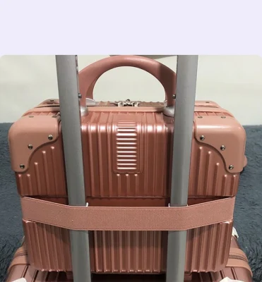 Oso de dibujos animados Lindo Bolsa de almacenamiento ligera Caja de contraseña 14 16 pulgadas Estuche de viaje cosmético Mini maleta